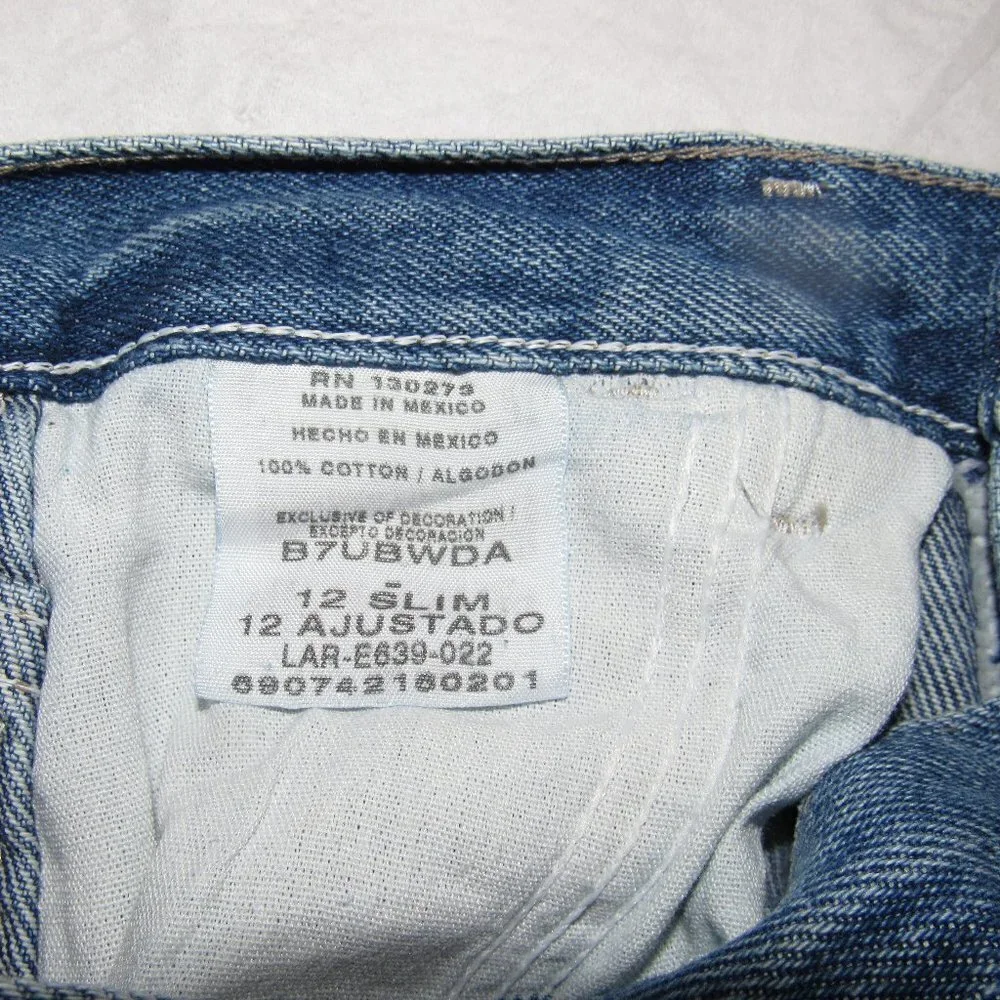 WRANGLER Rustler Utility Jeans Size 12 Slim